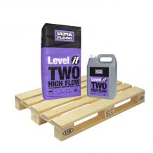 Ultra Floor Level It Two High Flow Flexible Two Part Self Levelling Compound 20kg Full Pallet (48 Bags & Bottle Tail Lift)